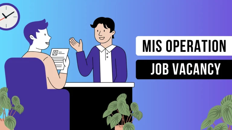 MIS Operation Job Requirement in Gurgaon