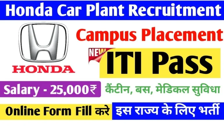 Honda cars India Limited Campus Placement 2024