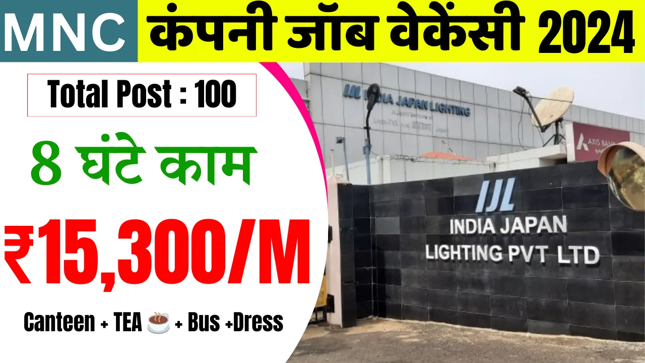 India Japan Lighting Job vacancy in Haryana