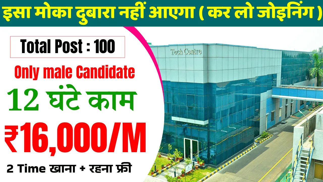 Latest Job vacancy in Ghaziabad for Fresher