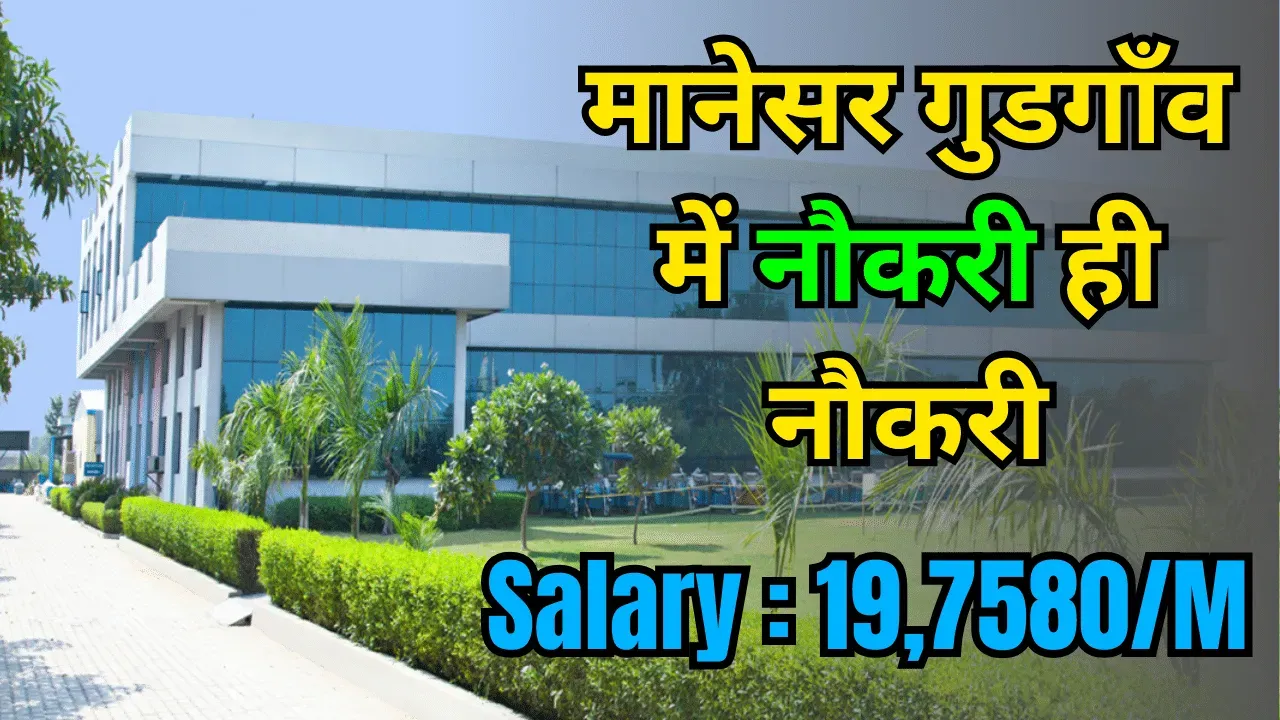 Manesar Job Vacancy for Freshers