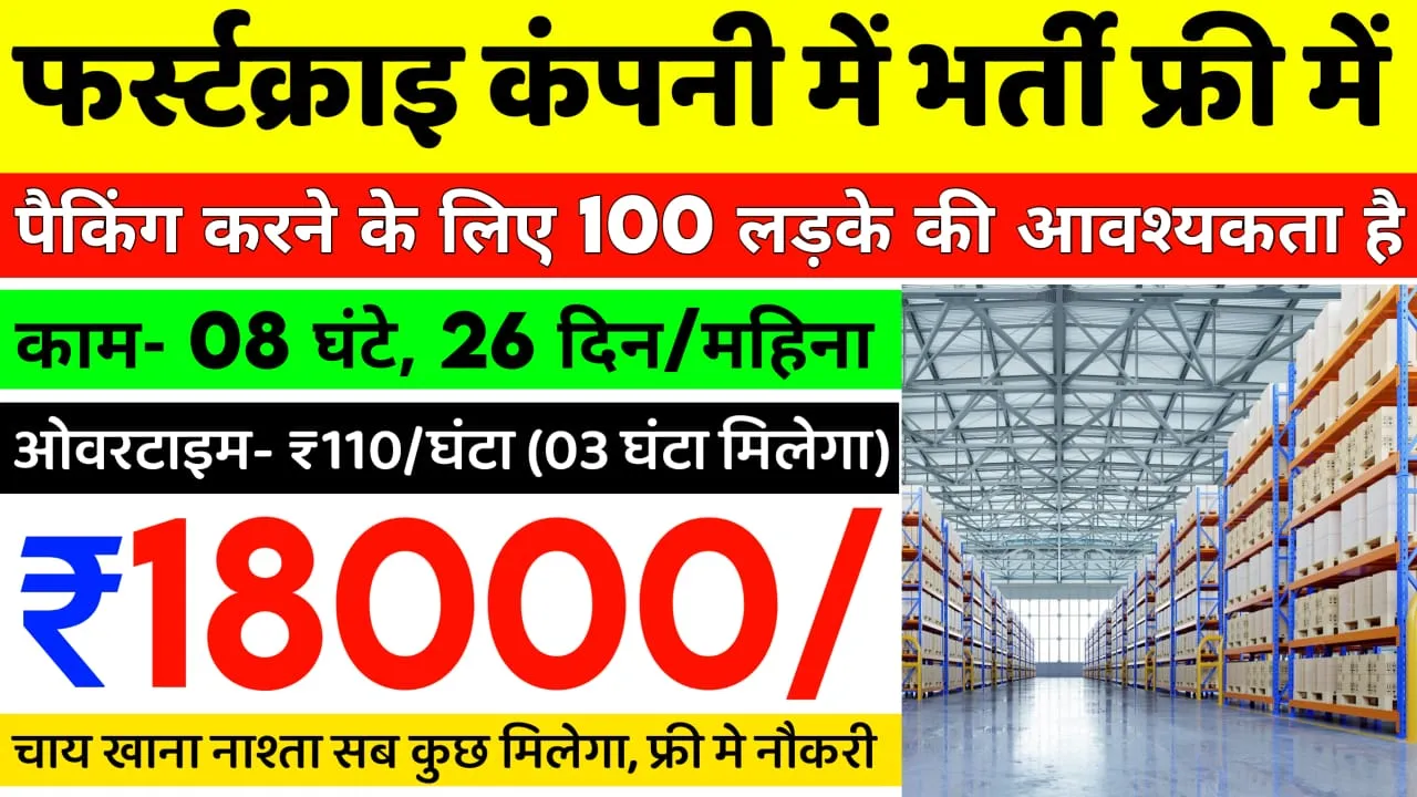 Packing Job Vacancy 2025