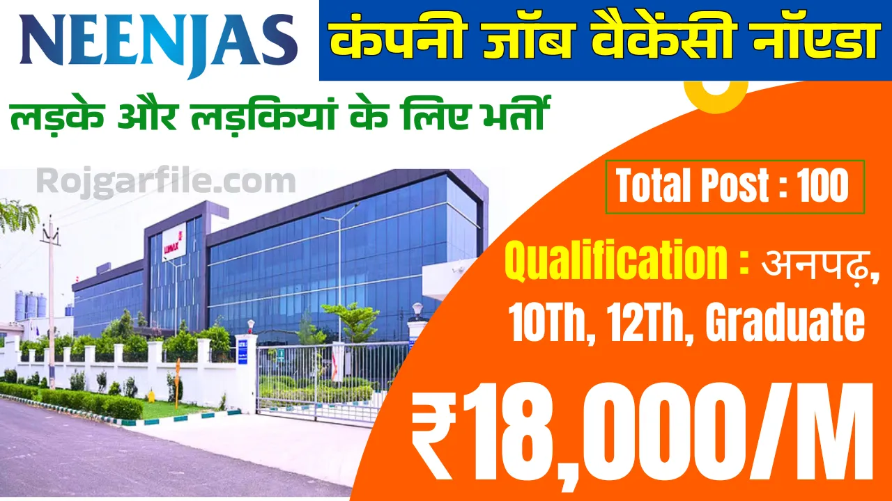 Neenjas Company Job Vacancy Noida
