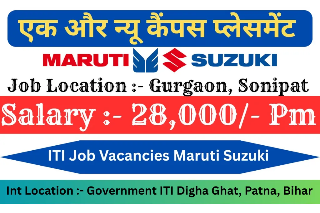Maruti Suzuki Company Job Vacancy