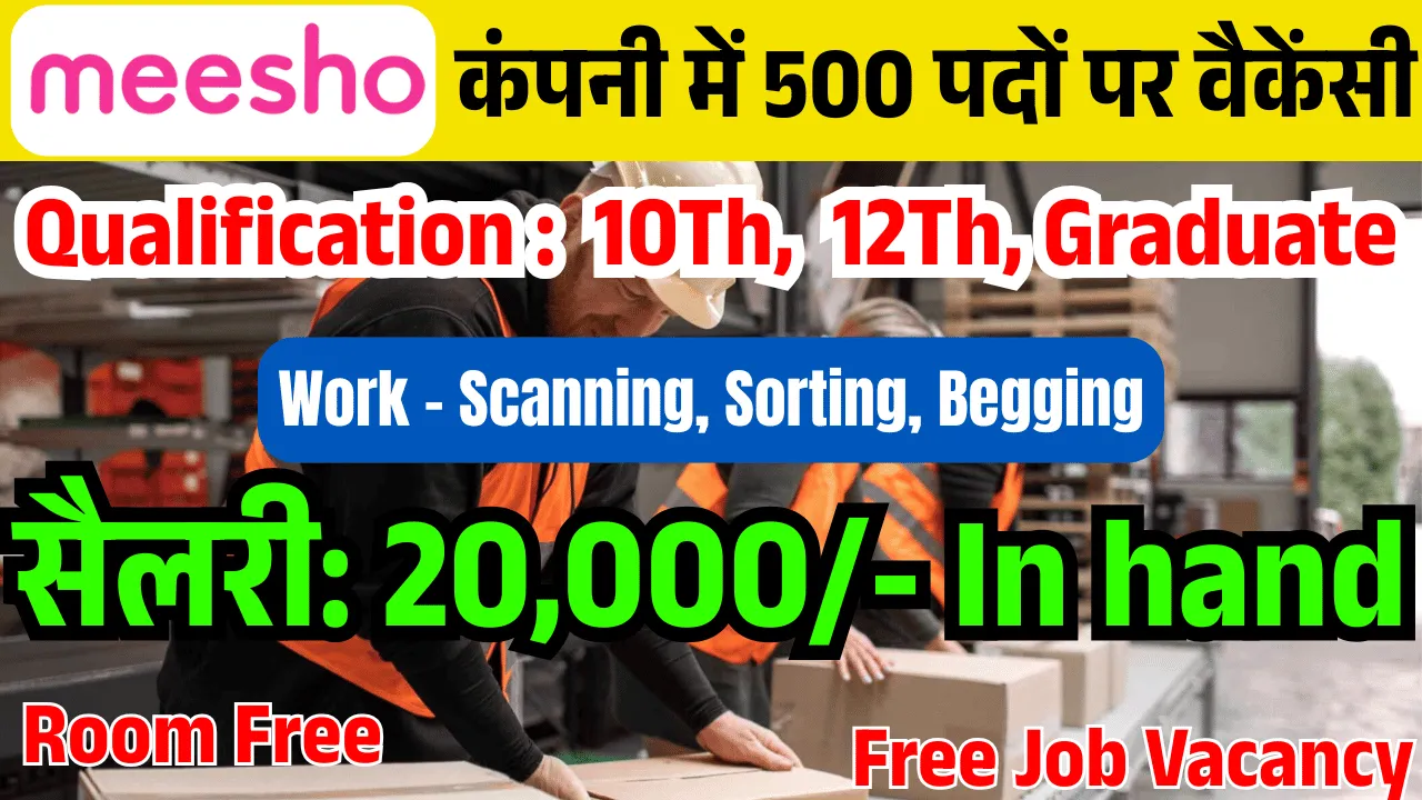 Meesho Packing Job Vacancy 2025