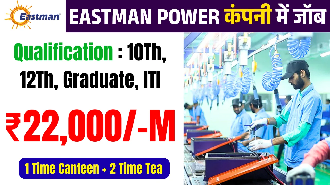 Eastman Power Job Requirement in Sonipat Haryana