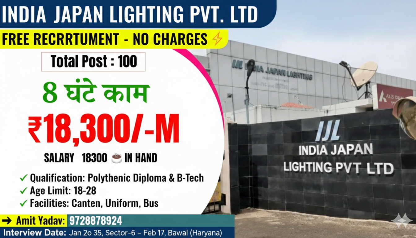 MCN Company Job Requirement 2026